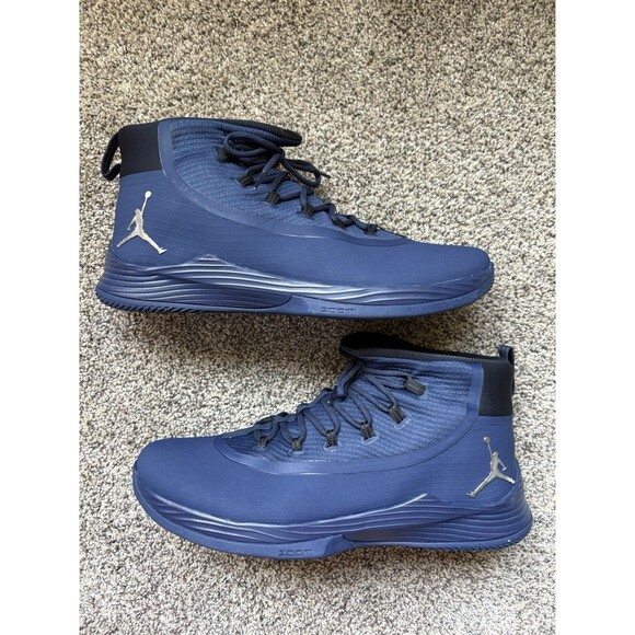 Nike Air Jordan Ultra Fly 2 TB Midnight Navy Size 17 Men's - Picture 1 of 8